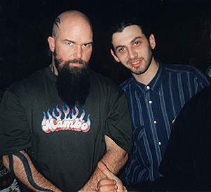 Simmons, MORTEM vocalist and SLAYER